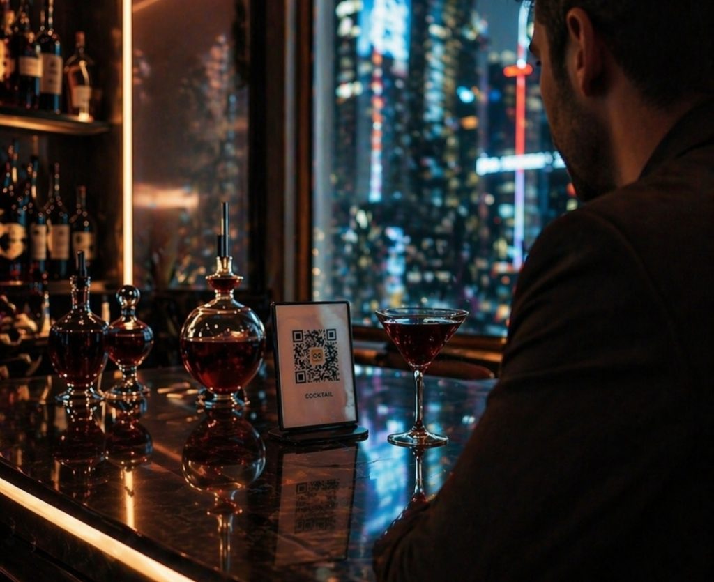 menu qr en un bar menupolis