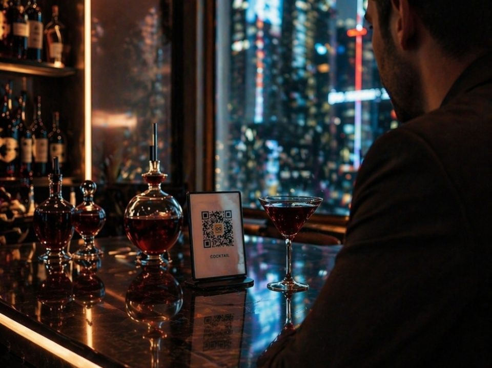 menu qr en un bar menupolis